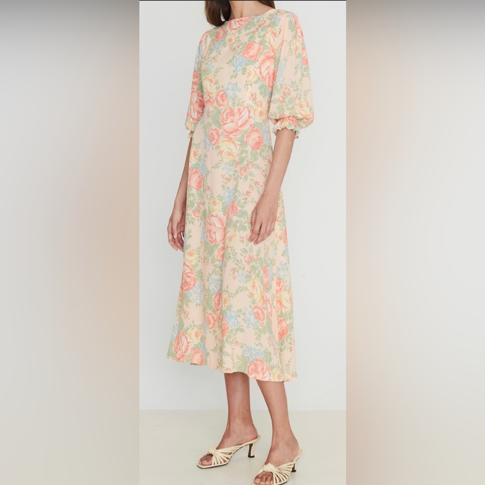 Clement Midi in Nadya Floral Print by Faithful the Brand NWT